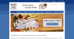 Desktop Screenshot of fischgewuerze-versand.de